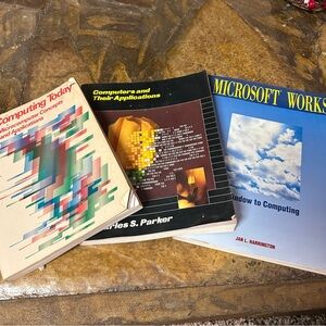 Set of Three Vintage Computing Books